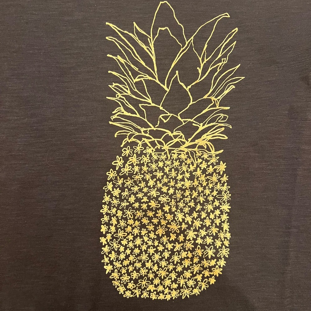 LOFT outlet Dark Gray Women’s Tee XS - Picture 2 of 4